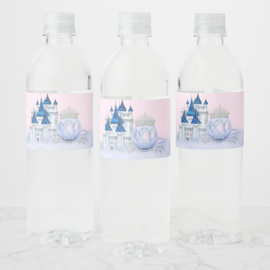Cinderella Princess Water Bottle Labels Wasserflaschenetikett (Flaschen)