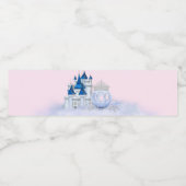 Cinderella Princess Water Bottle Labels Wasserflaschenetikett (Einzelnes Label)