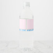 Cinderella Princess Water Bottle Labels Wasserflaschenetikett (Rückseite)