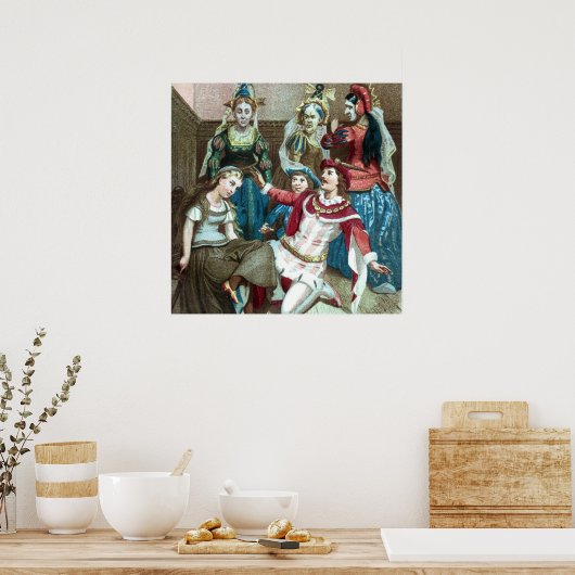 Cinderella Print Poster (Küche)
