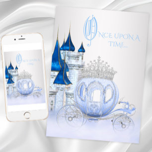 Cinderella Prinzessin Geburtstag Einladung