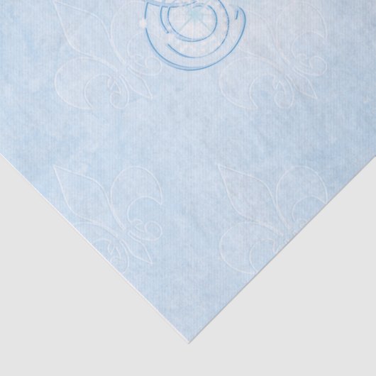 Cinderella Pumpkin Carriage Monogram Initial Seidenpapier (Ausschnitt)