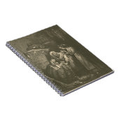 Cinderella Pumpkin - Gustave Doré Notizblock (Rechte Seite)