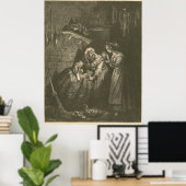 Cinderella Pumpkin - Gustave Doré Poster (Heimbüro)