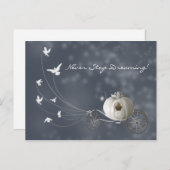 Cinderella Pumpkin Postkarte (Vorne/Hinten)