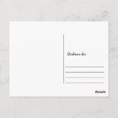 Cinderella Pumpkin Postkarte (Rückseite)