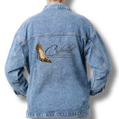 Cinderella Quote Blue Womens Denim Jean Jacket Jeansjacke