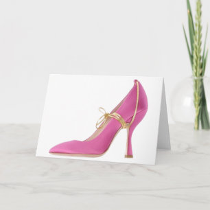 Cinderella Quote Miu Miu Schuhe Pink Pumps Heelse Karte