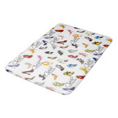 Cinderella Quote Schuhe Heelse Pumps Badematte (Schrägansicht)