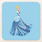 Cinderella Rechteckiger Pappuntersetzer (Vorderseite)