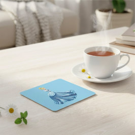 Cinderella Rechteckiger Pappuntersetzer