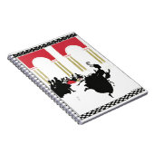 CINDERELLA SILHOUETTE von Rackham Spiral Notebook Notizblock (Rechte Seite)