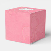 Cinderella Silver Carriage Pink Gastgeschenk Boxen Geschenkschachtel (Rückseite)