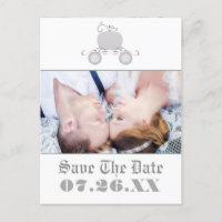 Cinderella Silver Carriage Wedding Foto Postcard