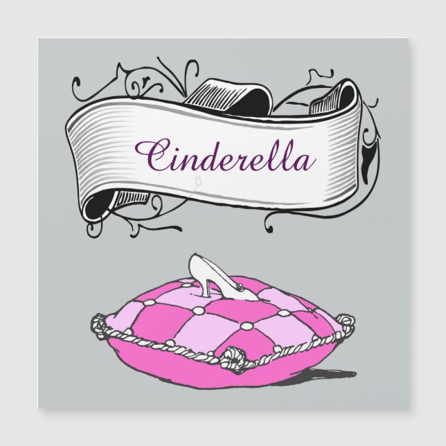 Cinderella Slipper Custom Banner Magnet (Vorderseite)