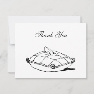 Cinderella Slipper Fairytale Thank You 4.25x5.5 Mitteilungskarte