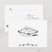Cinderella Slipper RSVP Cards Karte (Vorne/Hinten)