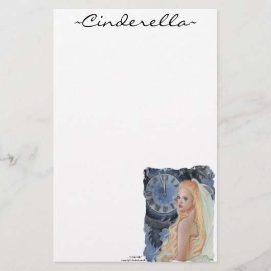 Cinderella Stationery Briefpapier (Vorderseite)