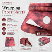 Cinderrose Unterströmung Geschenkpapier Set
