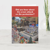 Cinders Feiertagskarte (Vorderseite)