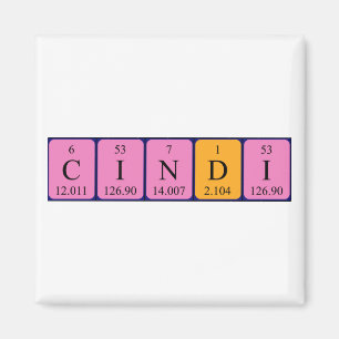 Cindi Periodenmagnet Magnet