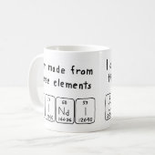 Cindi Periodenname Tasse (Vorderseite Links)