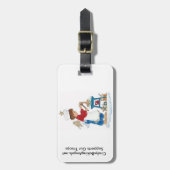 Cindy Backen-Engels-Gepäckanhänger! Gepäckanhänger (Vorderseite vertikal)