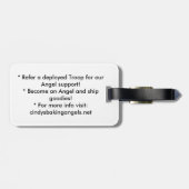 Cindy Backen-Engels-Gepäckanhänger! Gepäckanhänger (Rückseite horizontal)