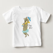 Cindy Bear Holding Parasol Baby T-shirt (Vorderseite)