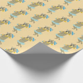 Cindy Bear Holding Parasol Geschenkpapier (Ecke)