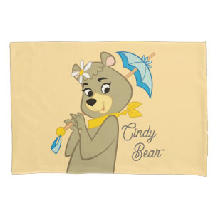 Cindy Bear Holding Parasol Kissenbezug