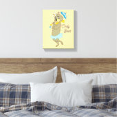 Cindy Bear Holding Parasol Leinwanddruck (Insitu (Schlafzimmer))