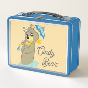 Cindy Bear Holding Parasol Metall Brotdose