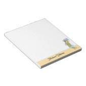 Cindy Bear Holding Parasol Notizblock (angewinkelt)