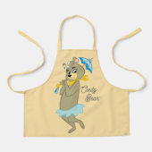 Cindy Bear Holding Parasol Schürze (Vorderseite)