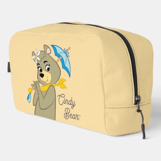 Cindy Bear Holding Parasol Waschbeutel (Rechte Ecke)
