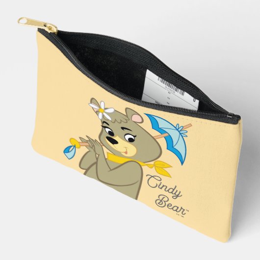 Cindy Bear Holding Parasol Zubehörtasche (Offen)