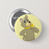 Cindy Bear Playful Pose Button (Vorne & Hinten)