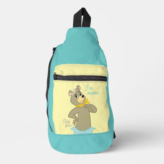 Cindy Bear Playful Pose Crossbody Bag (Vorderseite)