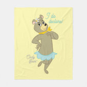 Cindy Bear Playful Pose Fleecedecke (Vorderseite)