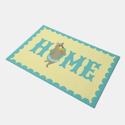 Cindy Bear Playful Pose Fußmatte (Schrägansicht)