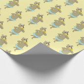 Cindy Bear Playful Pose Geschenkpapier (Ecke)