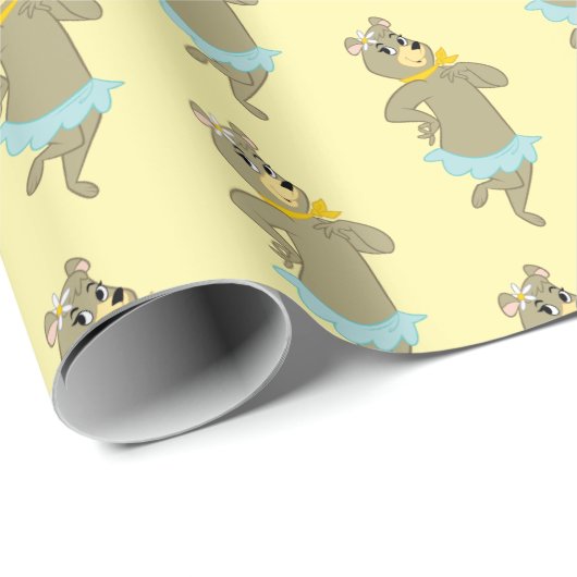 Cindy Bear Playful Pose Geschenkpapier (Rolleneckpunkt)