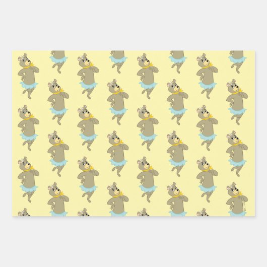 Cindy Bear Playful Pose Geschenkpapier Set (Vorderseite 2)
