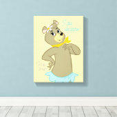 Cindy Bear Playful Pose Leinwanddruck (Insitu (Holzboden))