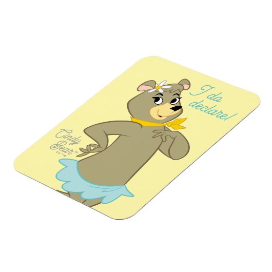 Cindy Bear Playful Pose Magnet (Linke Seite)