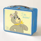 Cindy Bear Playful Pose Metall Brotdose (Vorderseite)