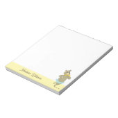 Cindy Bear Playful Pose Notizblock (Rotiert)