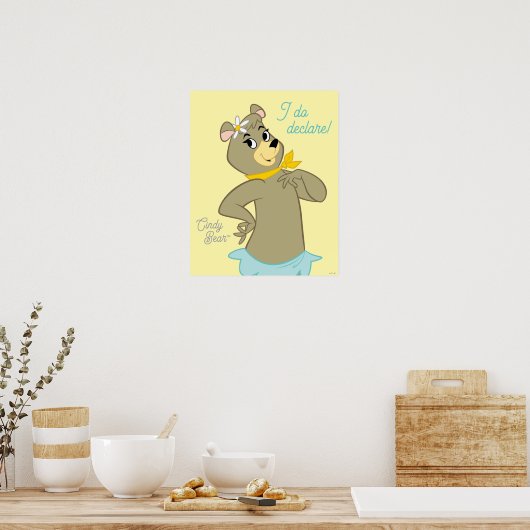 Cindy Bear Playful Pose Poster (Küche)