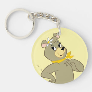 Cindy Bear Playful Pose Schlüsselanhänger